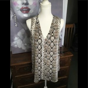 Snake print camisole
